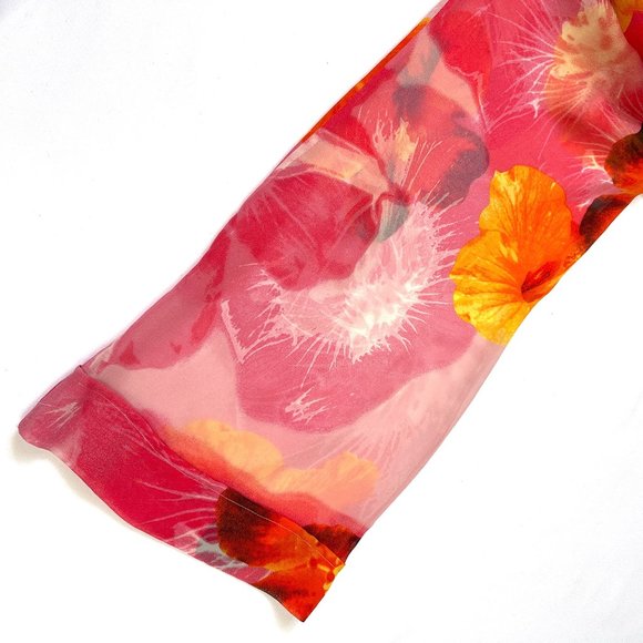 Auc Blumarine Made in Italy Silk floral wide Pants - Picture 7 of 12